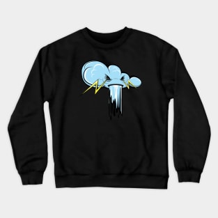 cloudy with a chance of storm Crewneck Sweatshirt